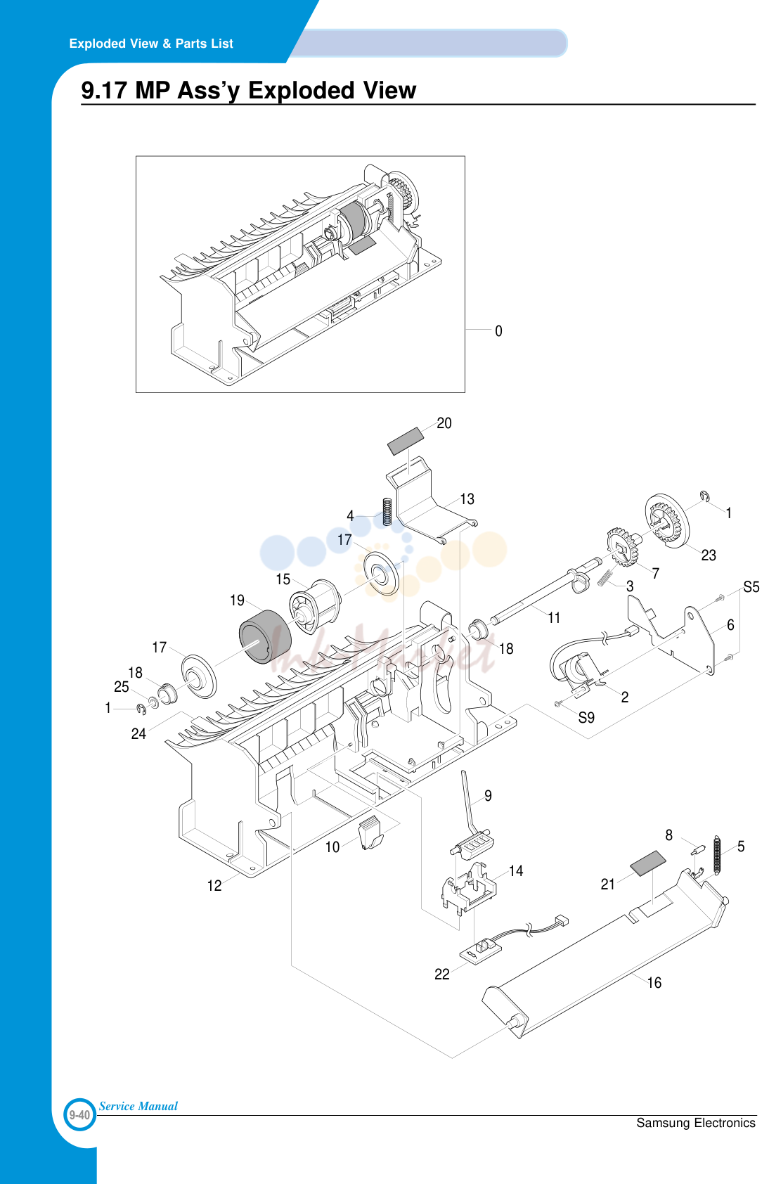 16. Exploded View & Parts List