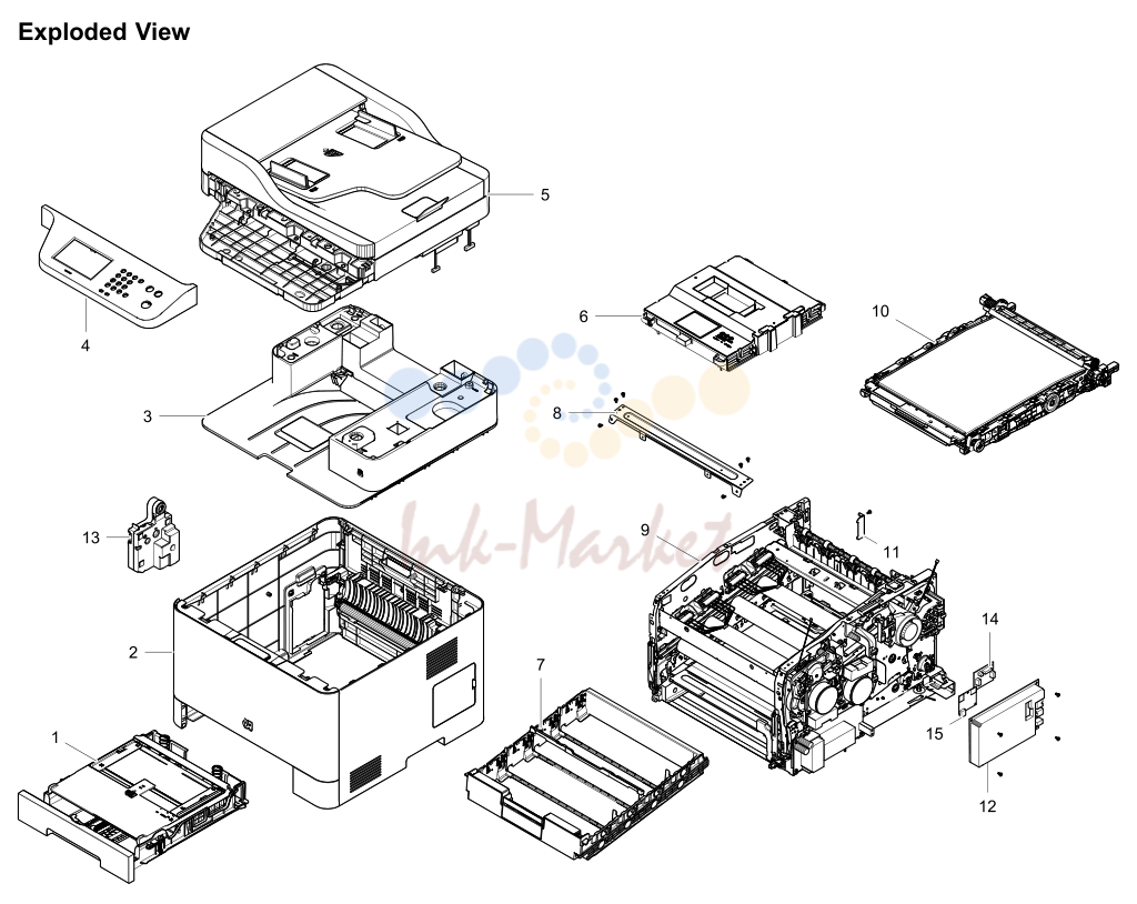 1. Exploded Views and Parts List