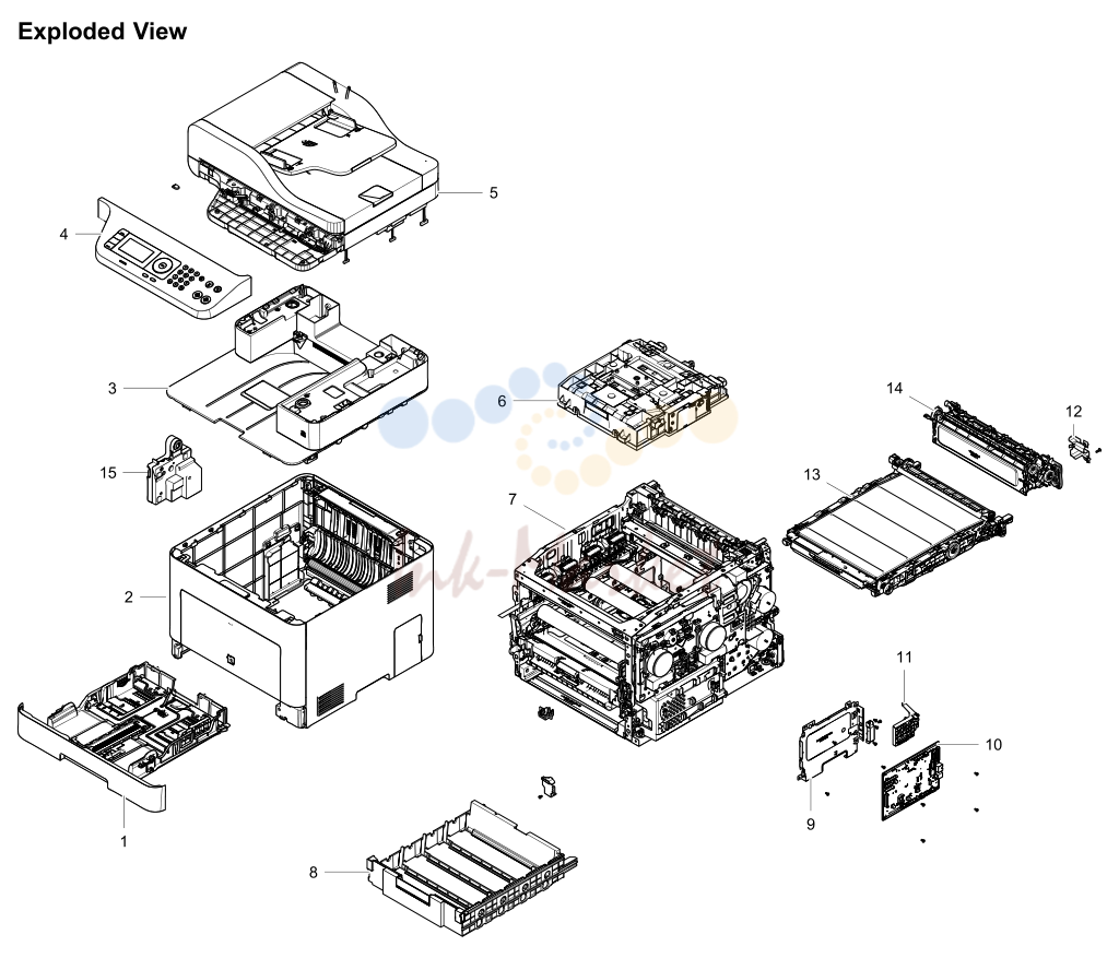 1. Exploded Views and Parts List