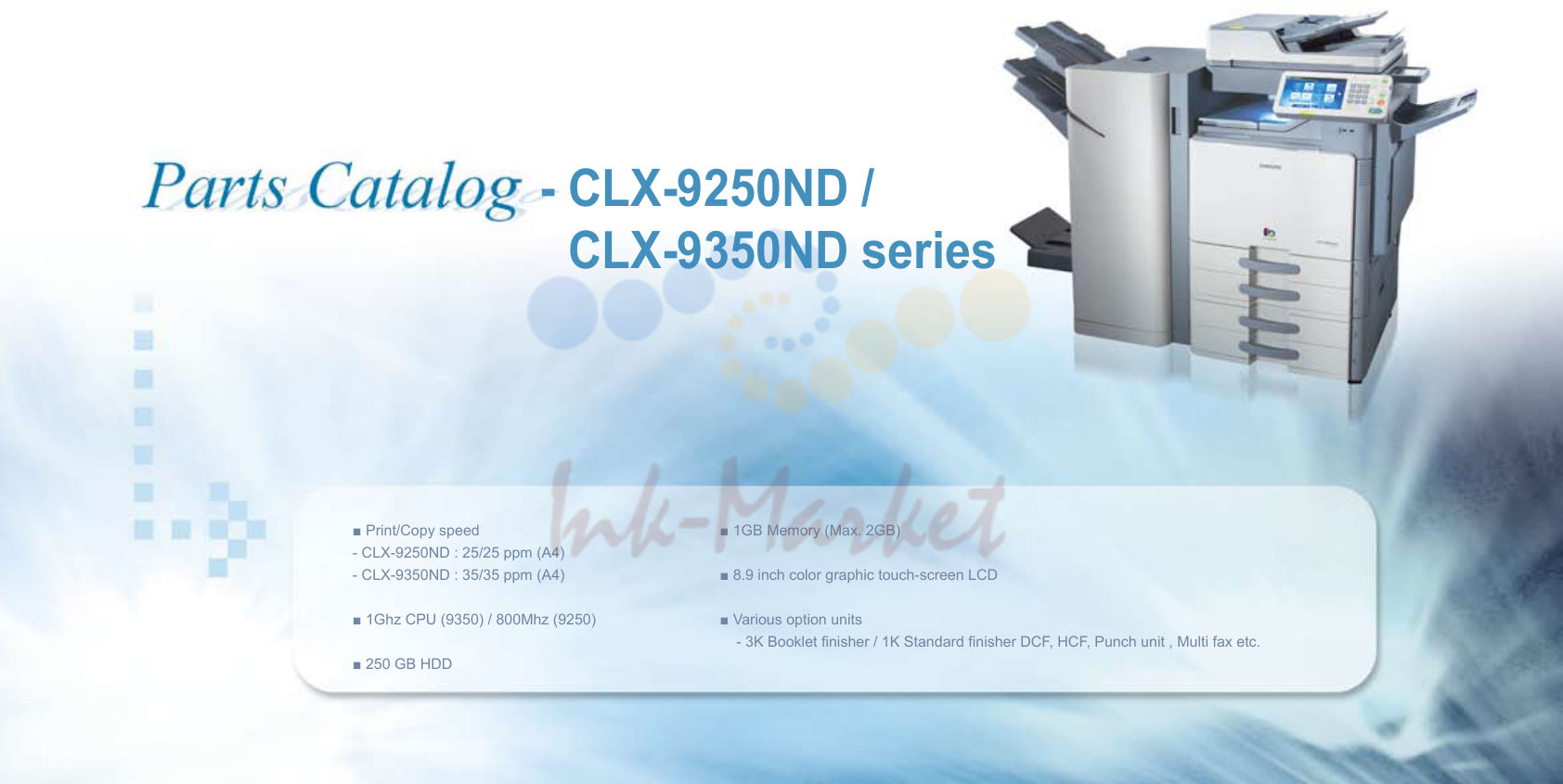 1. CLX-9350ND series