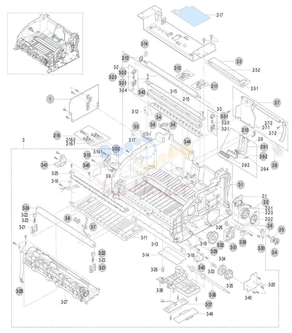 3. Exploded Views and Parts List