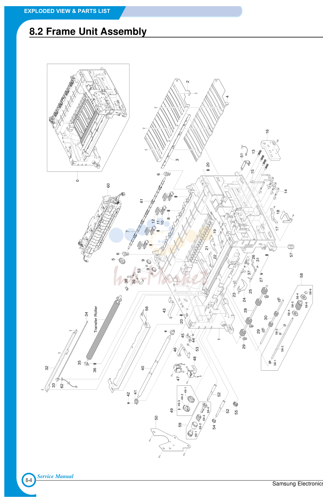 2. EXPLODED VIEW & PARTS LIST