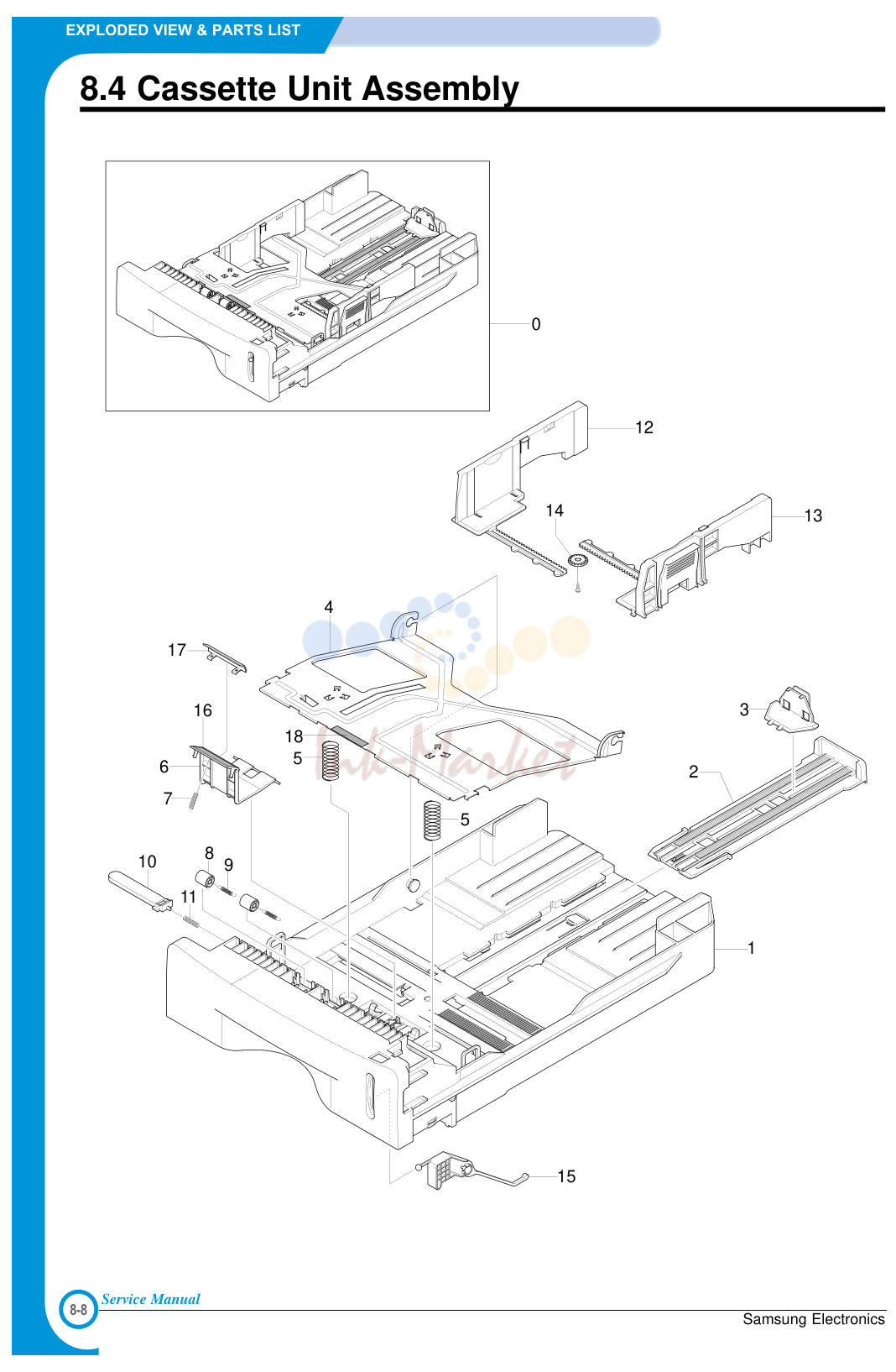 4. EXPLODED VIEW & PARTS LIST