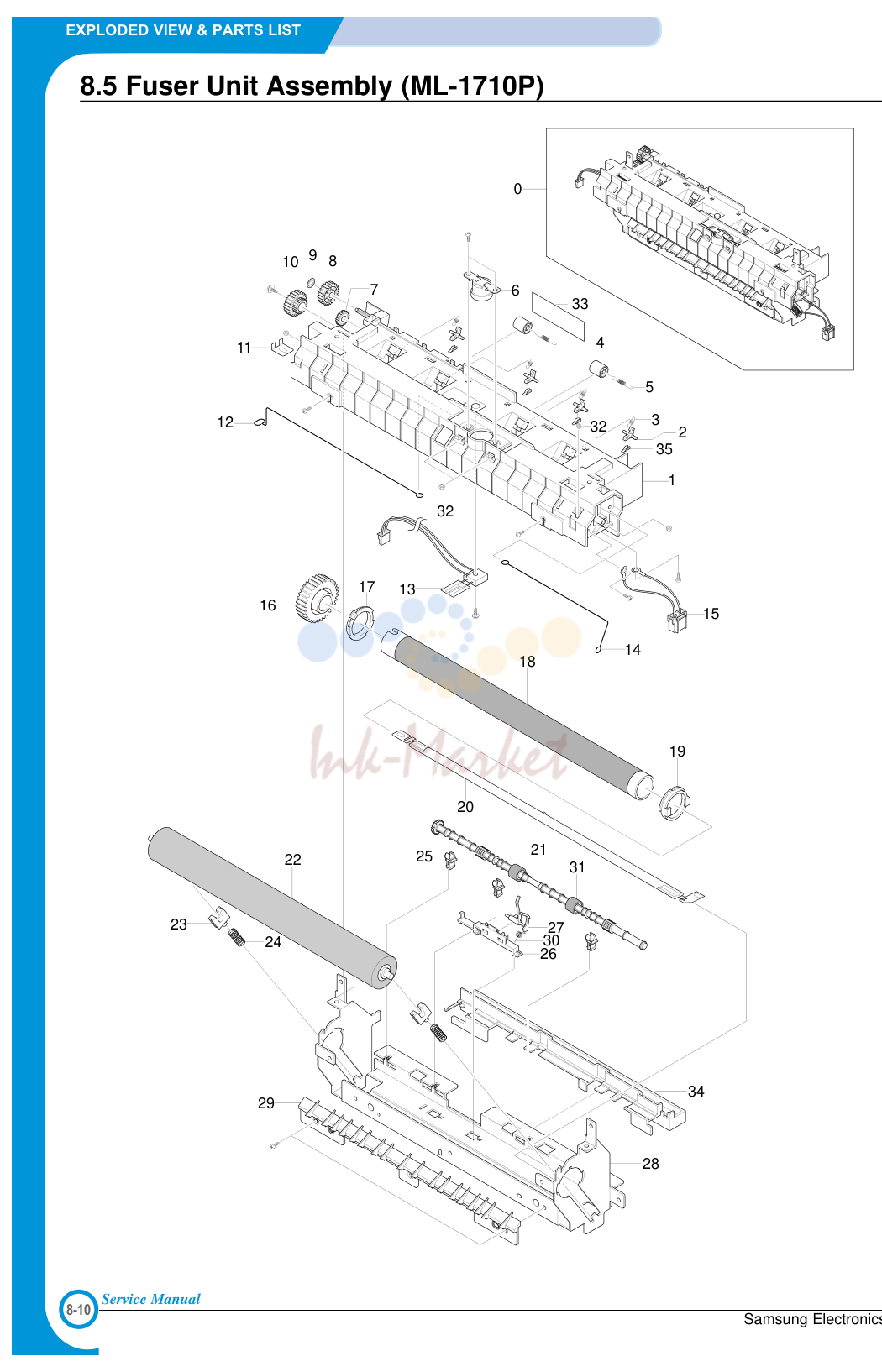 5. EXPLODED VIEW & PARTS LIST