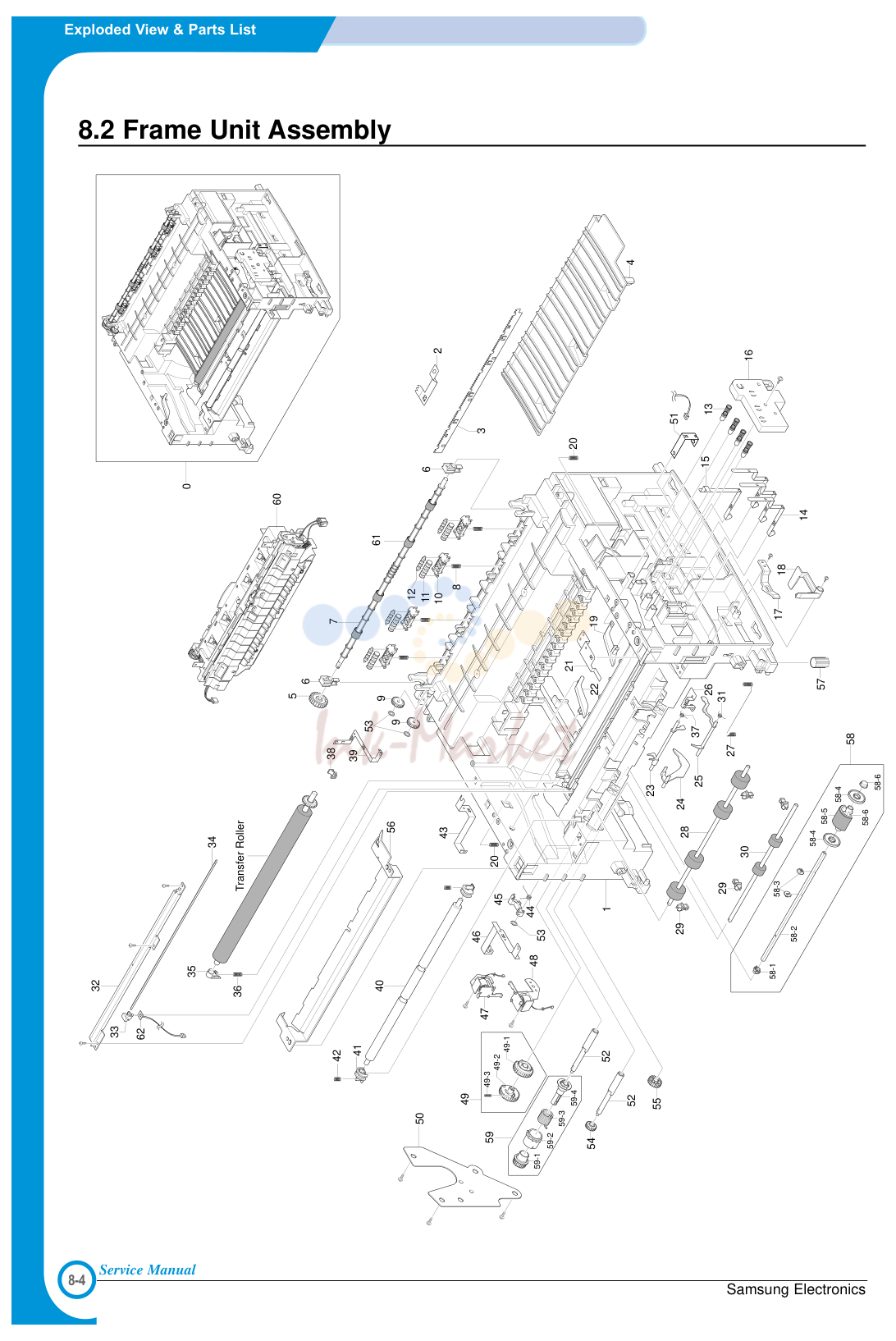 2. Exploded View & Parts List