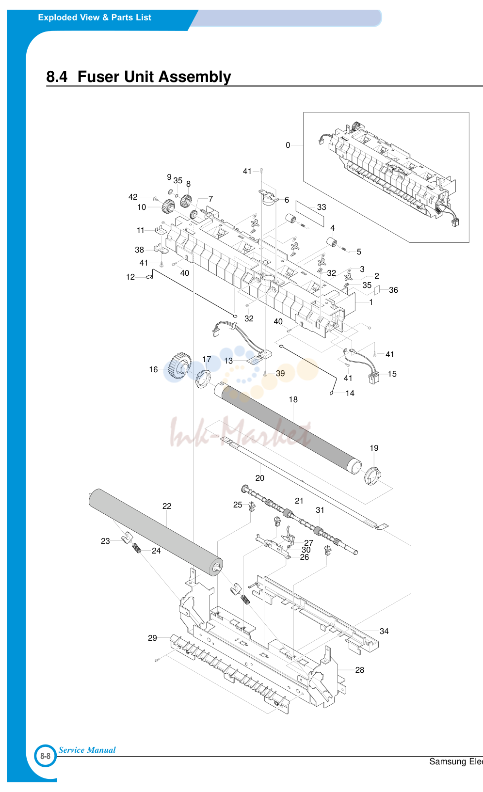 4. Exploded View & Parts List