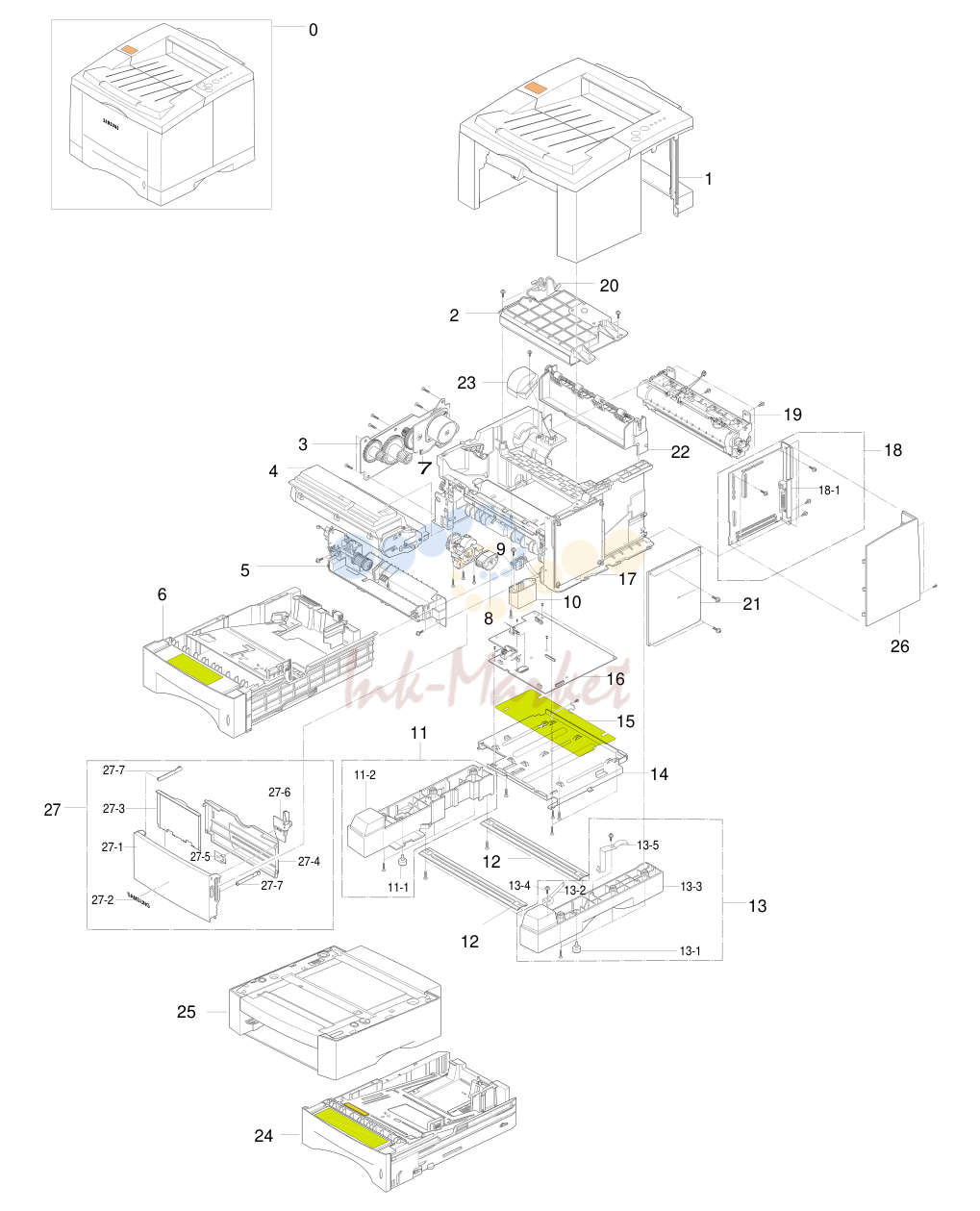 2. Exploded Views and Parts List