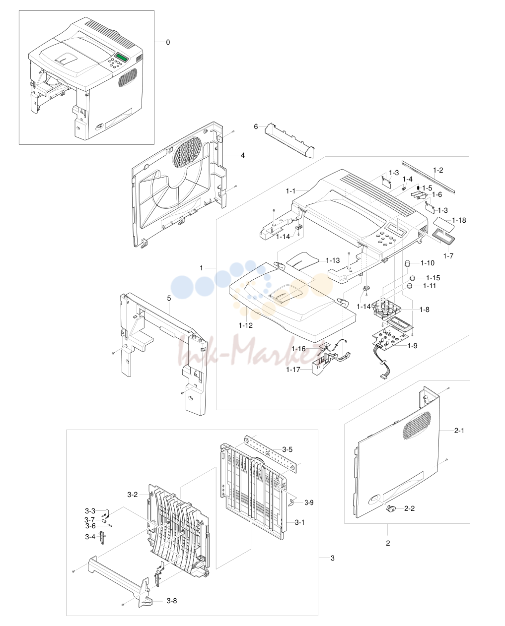 2. Exploded Views & Parts List