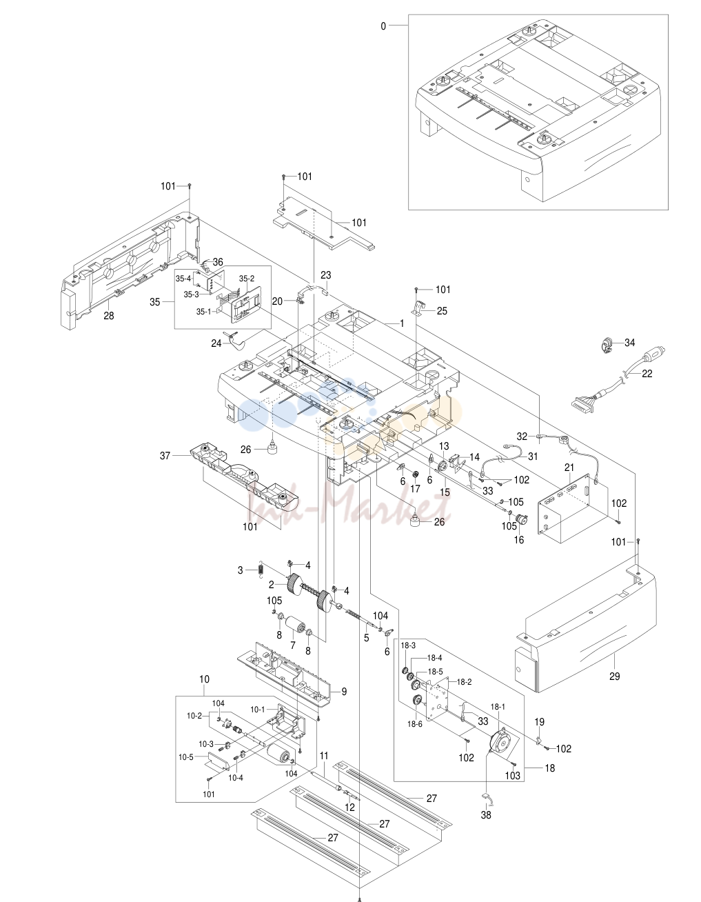 8. Exploded Views & Parts List