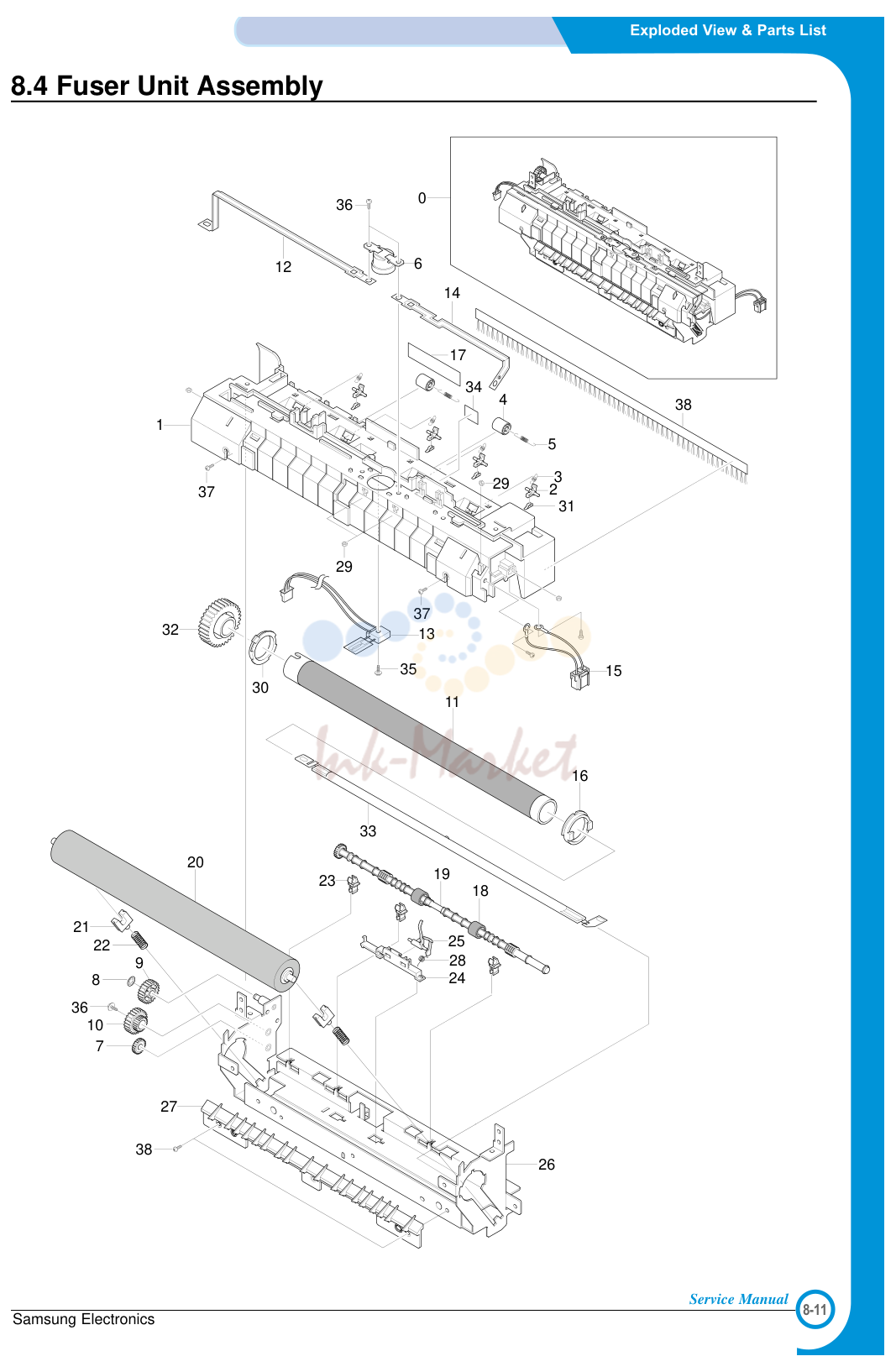 4. Exploded View & Parts List