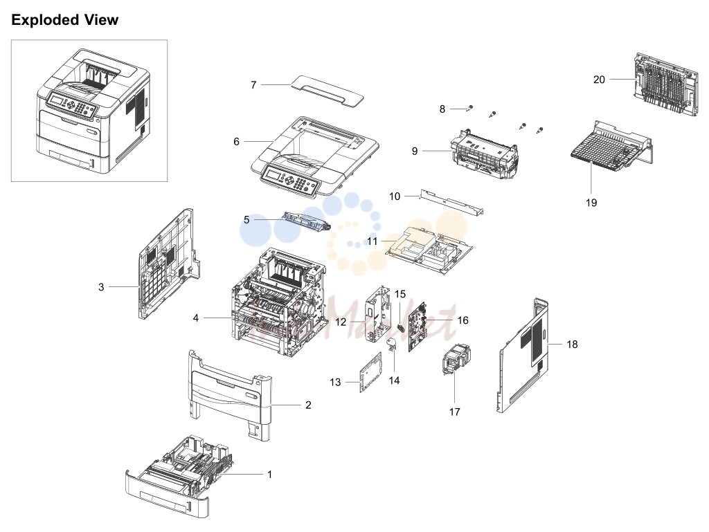 1. Exploded Views and Parts List