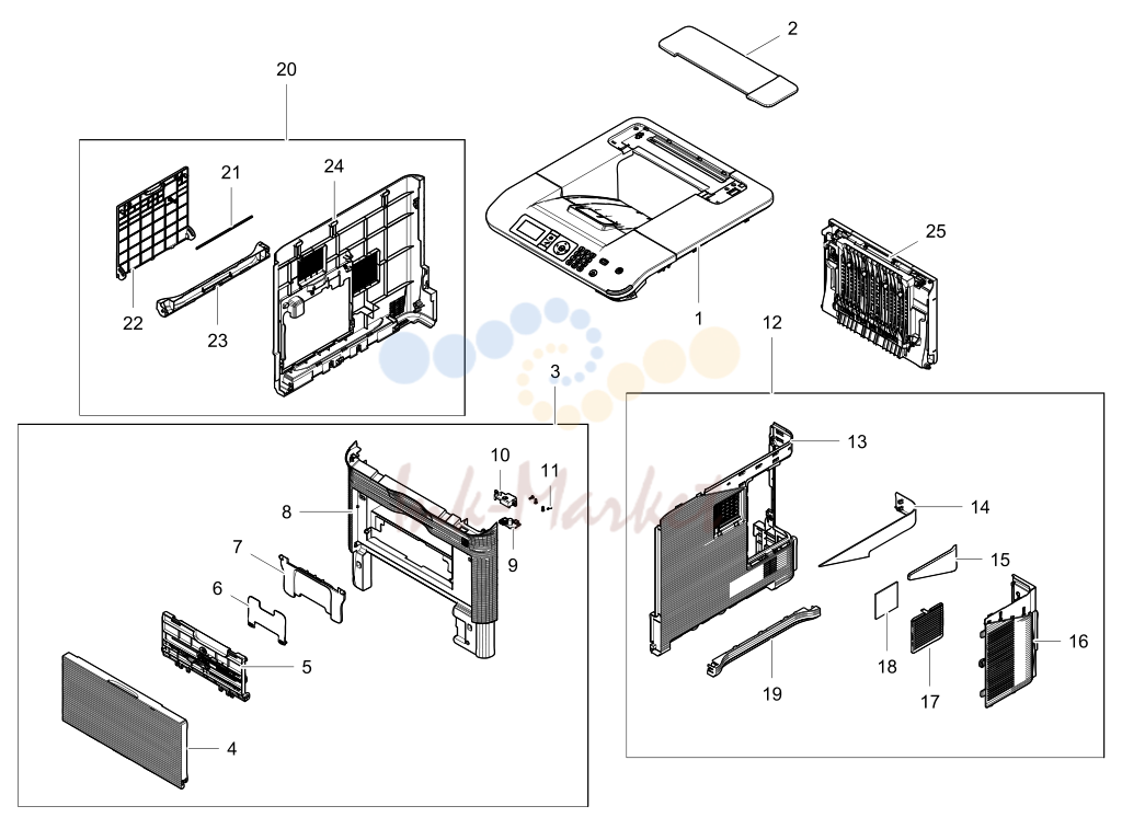 2. Exploded Views and Parts List