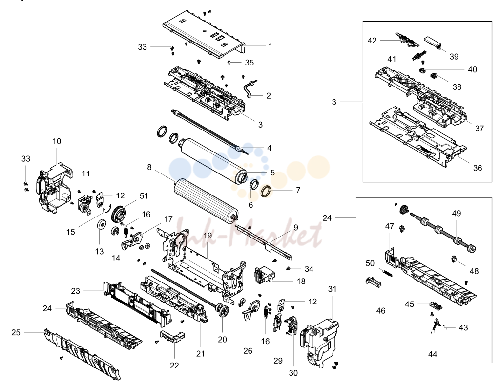 5. Exploded Views and Parts List