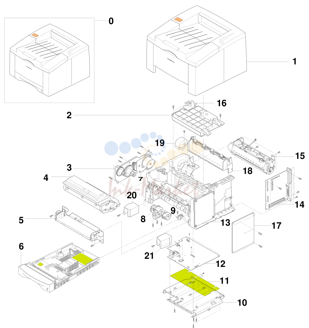 2. Exploded Views and Parts List