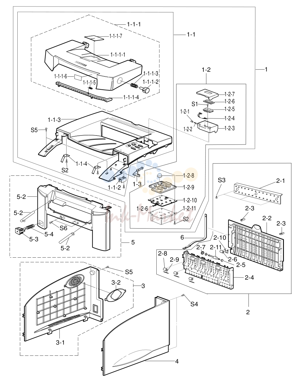 2. Exploded Views & Parts List