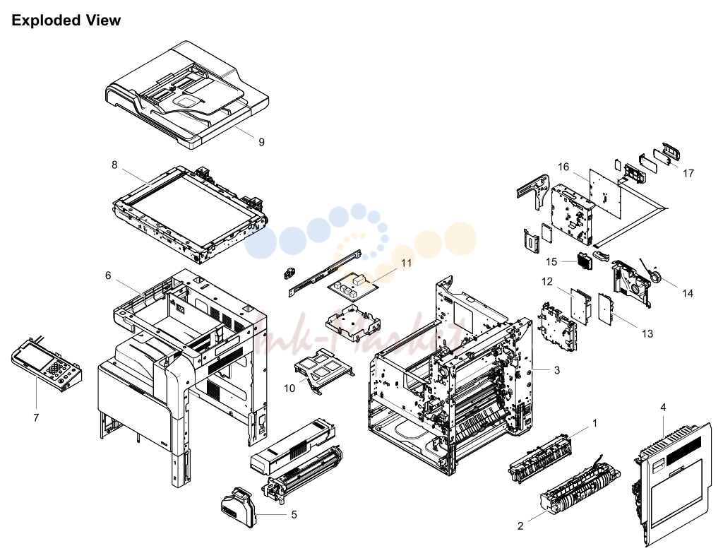 1. Exploded Views and Parts List