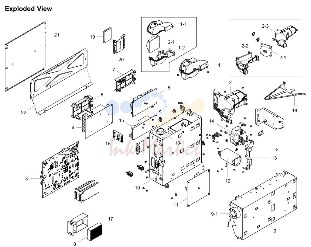 2. Exploded Views and Parts List