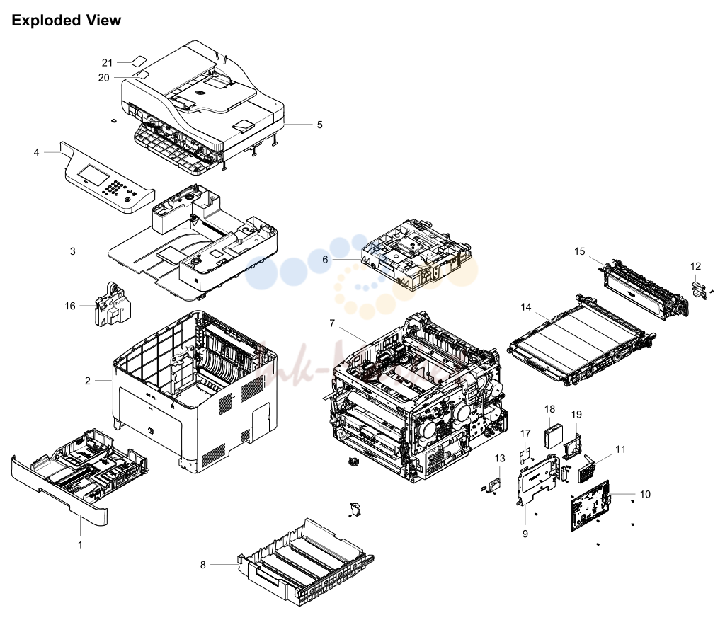 1. Exploded Views and Parts List
