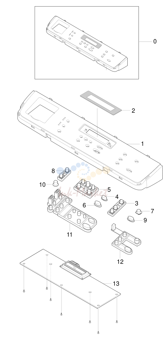 4. Exploded View & Parts List