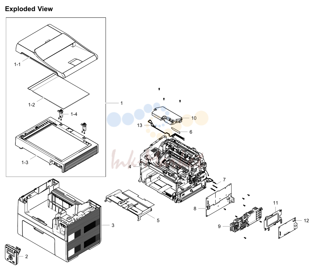 1. Exploded Views and Parts List