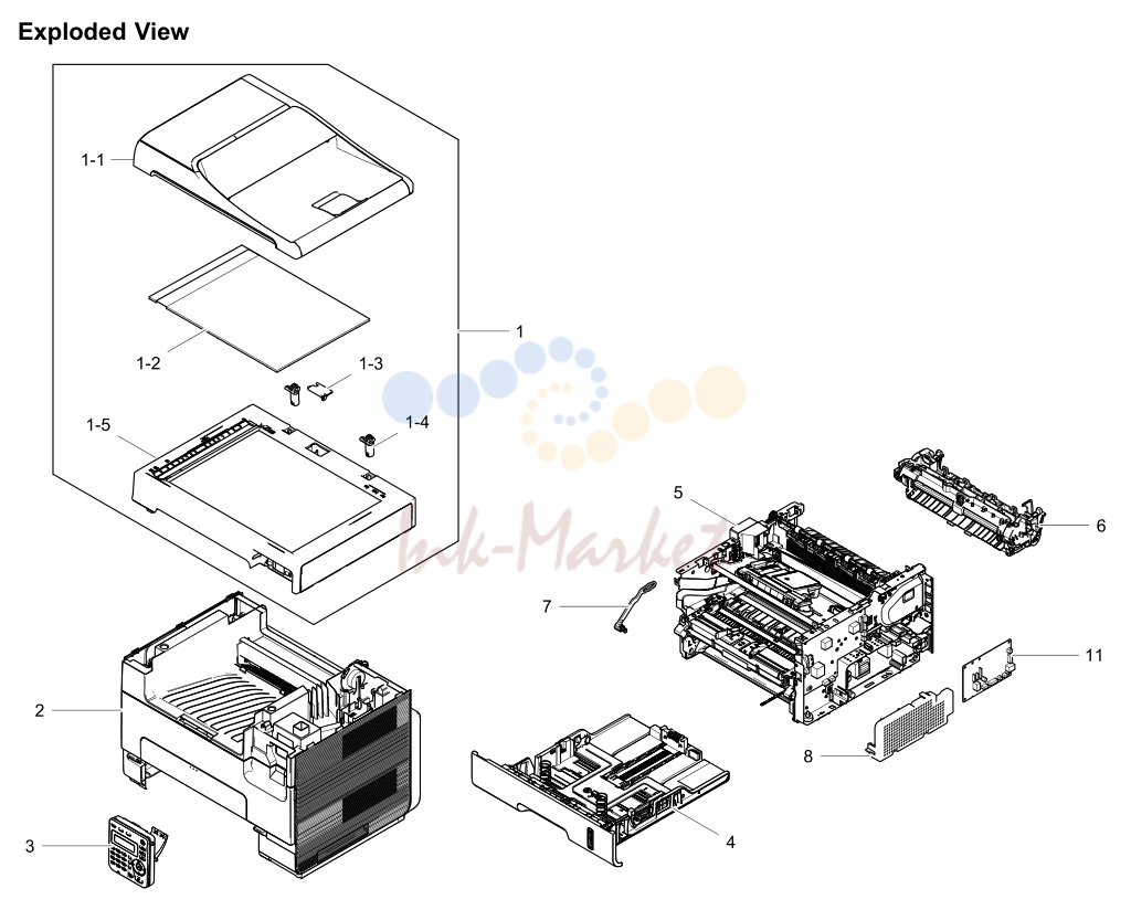1. Exploded Views and Parts List