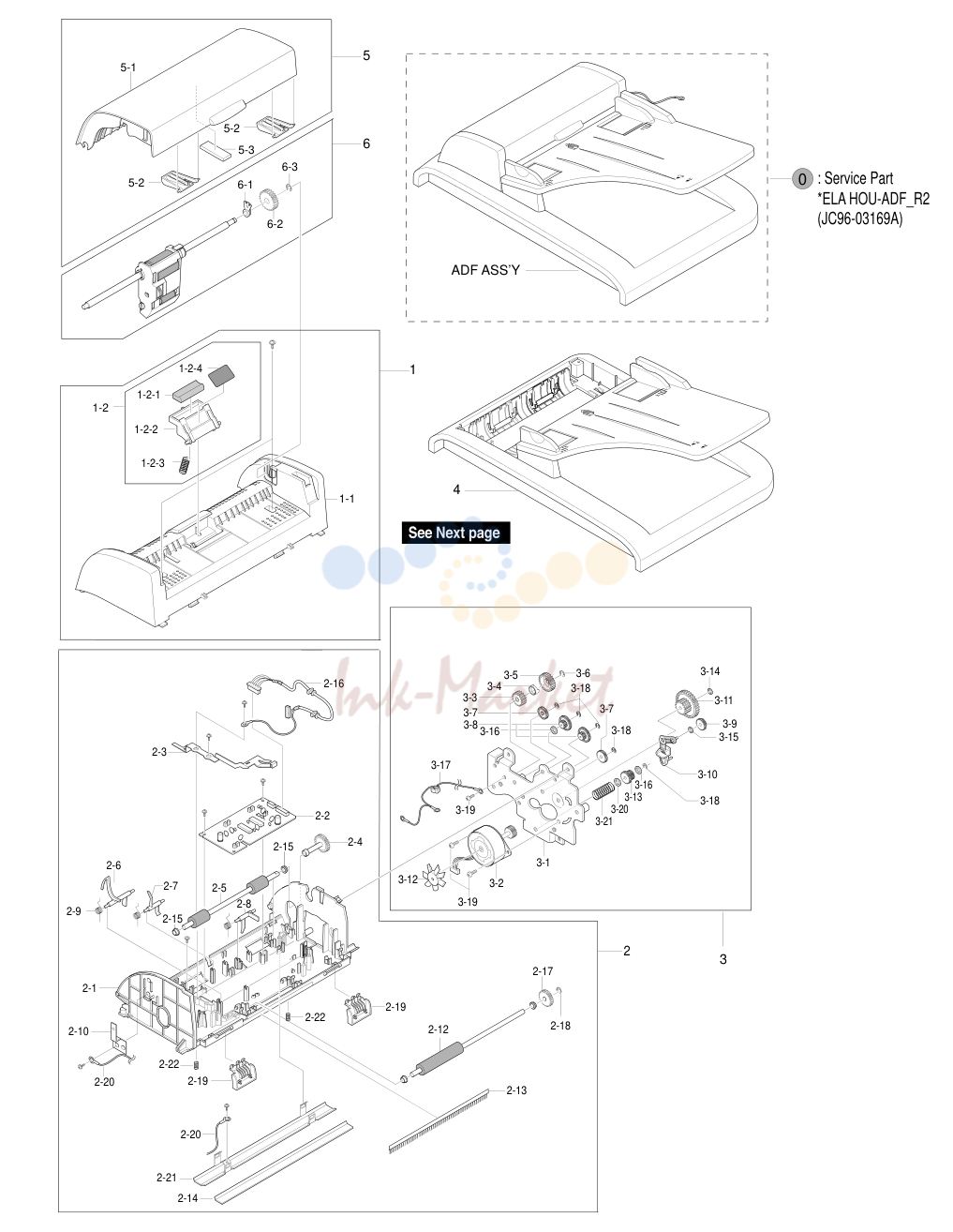 3. Exploded View & Parts List