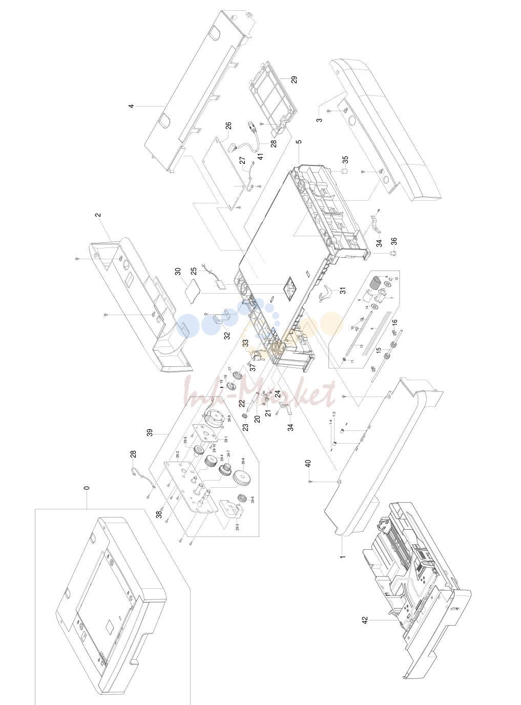 10. Exploded View & Parts List