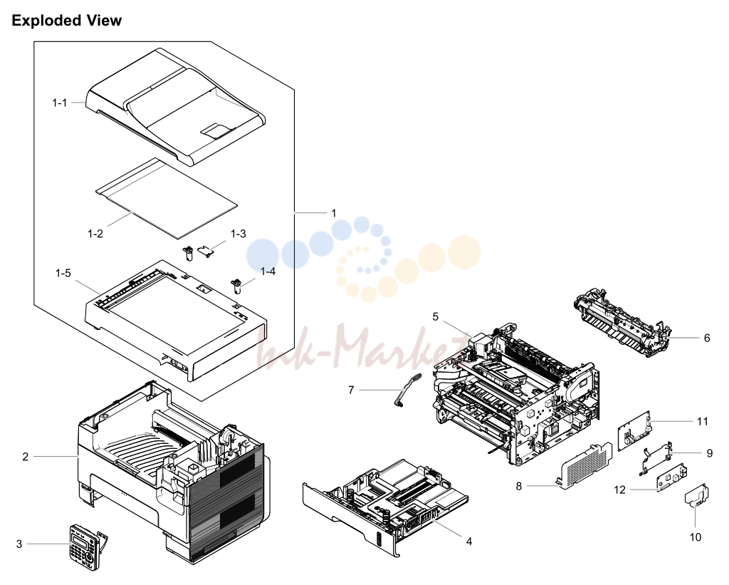 1. Exploded Views and Parts List