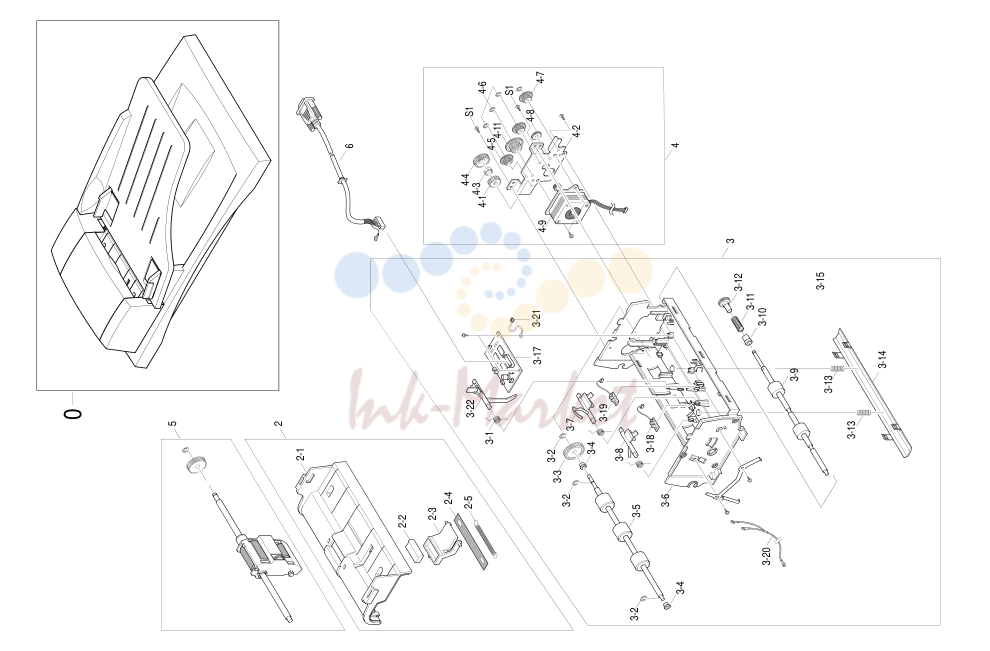 3. Exploded Views and Parts List