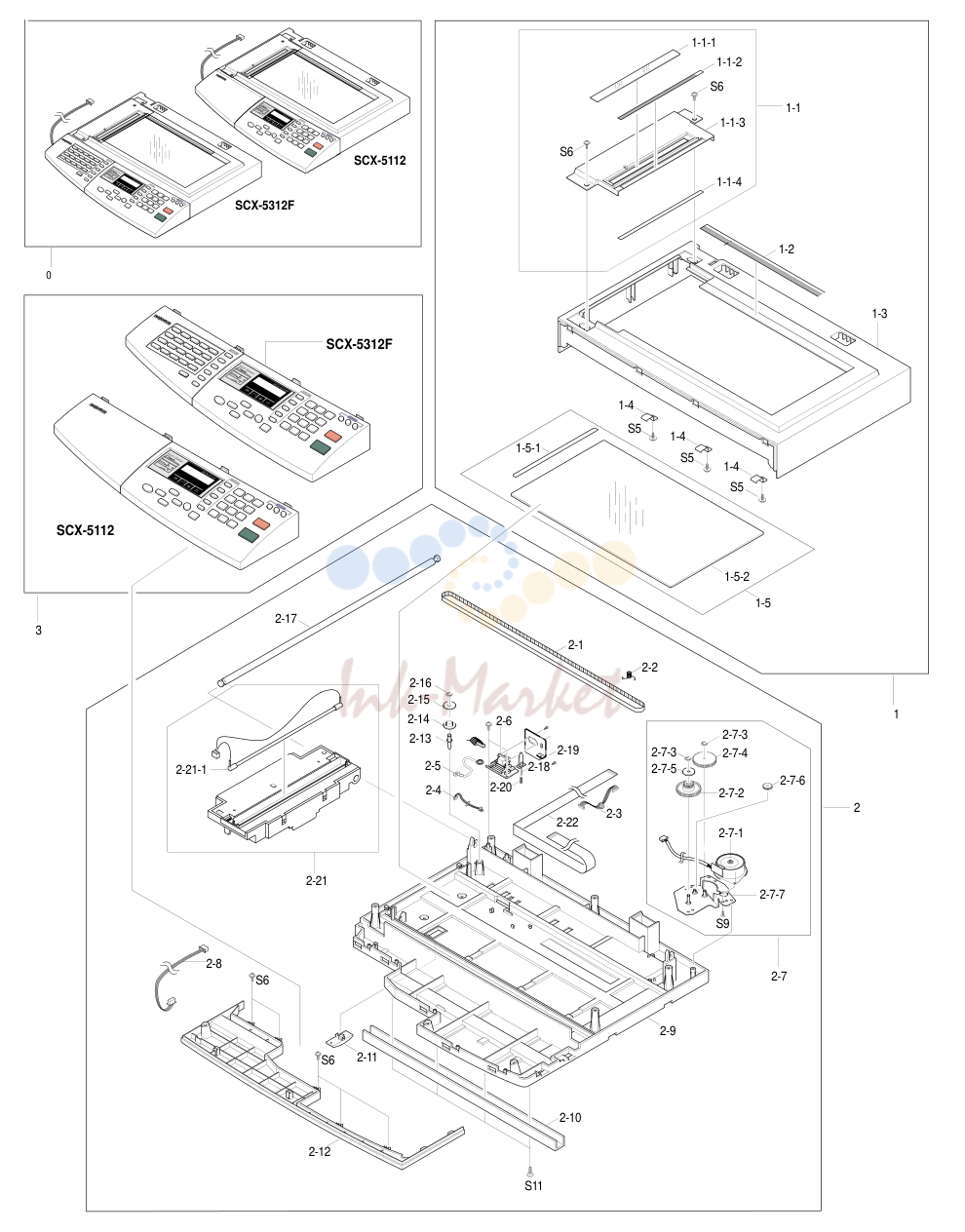 2. Exploded Views and Parts List