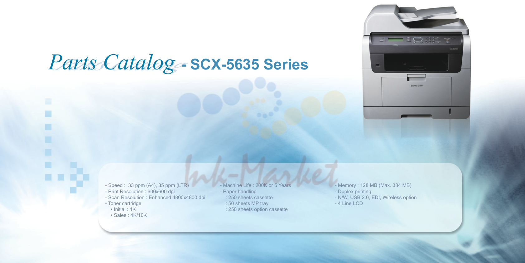 1. SCX-5635 Series