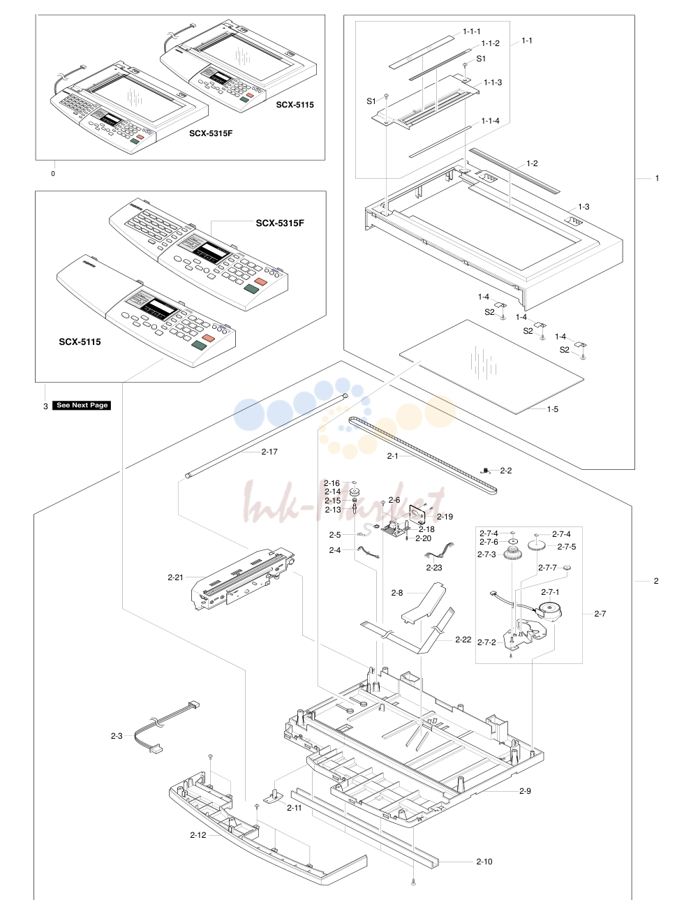 2. Exploded Views and Parts List
