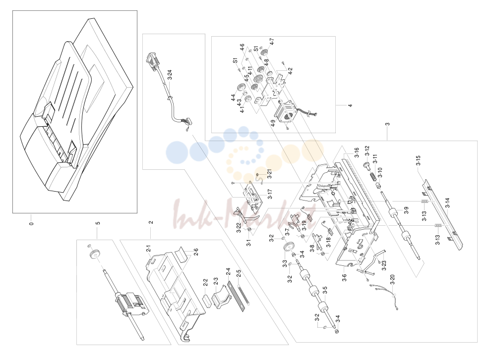 3. Exploded Views and Parts List