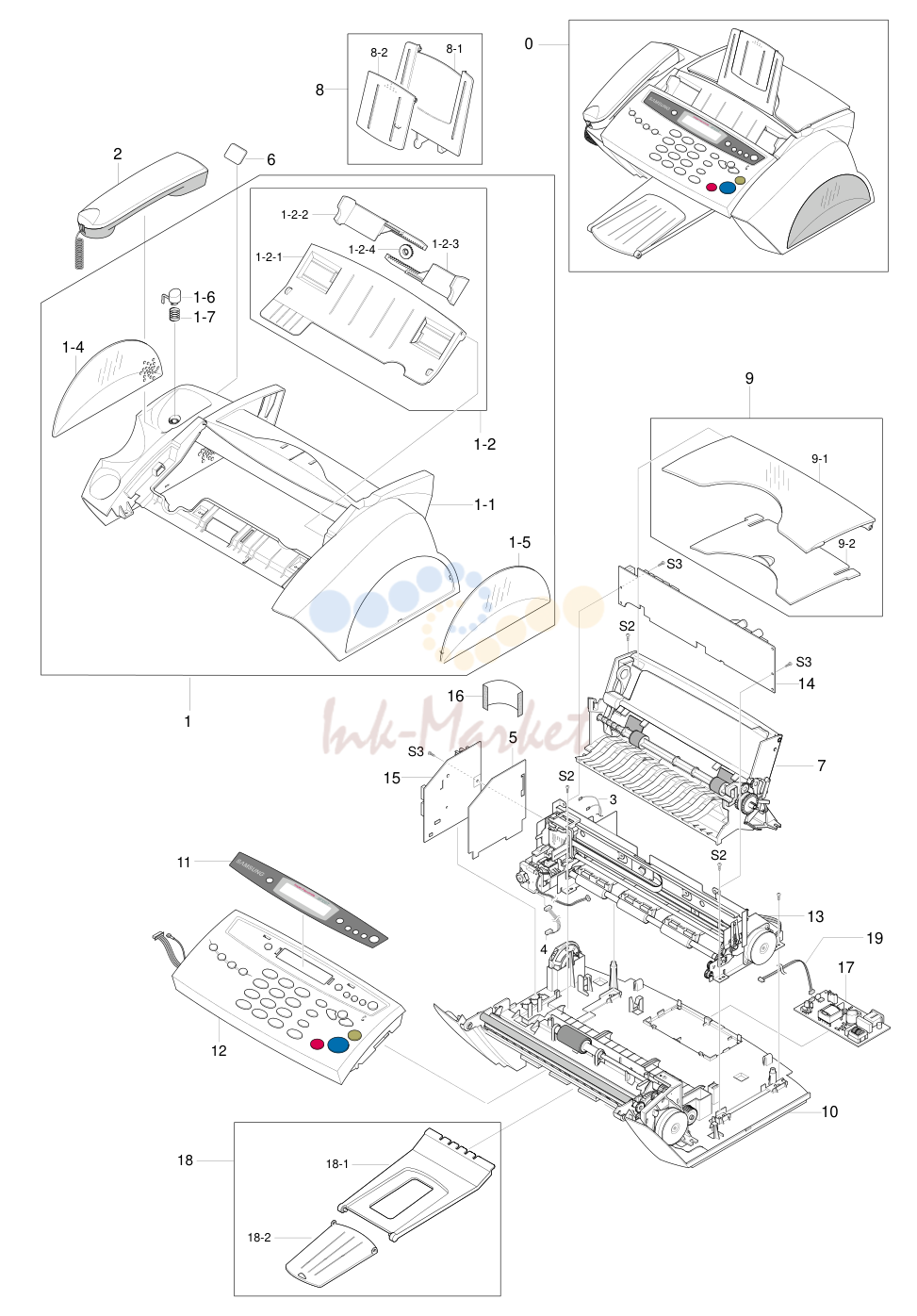 1. Exploded Views and Parts List