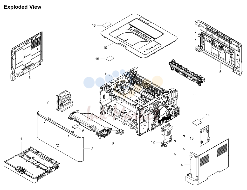 1. Exploded Views and Parts List