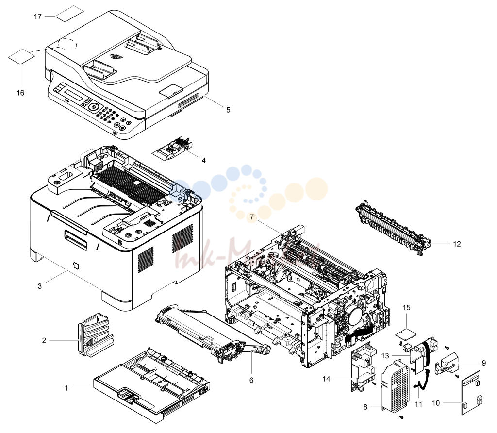 1. Exploded Views and Parts List