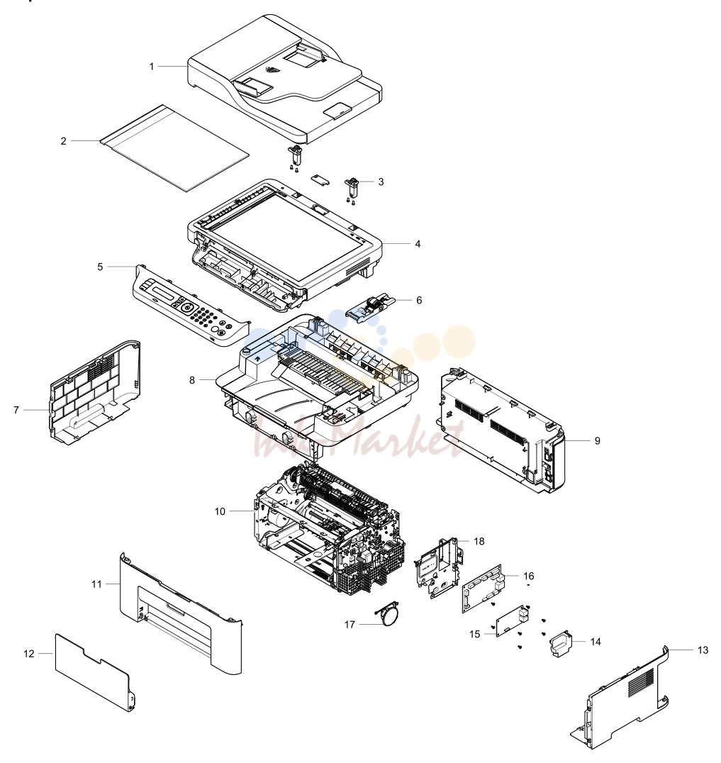 1. Exploded Views and Parts List