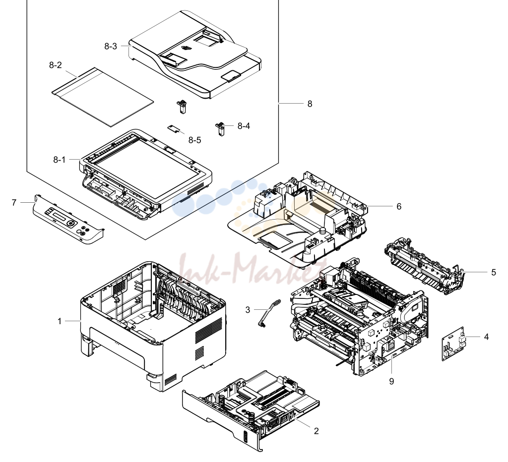 1. Exploded Views and Parts List