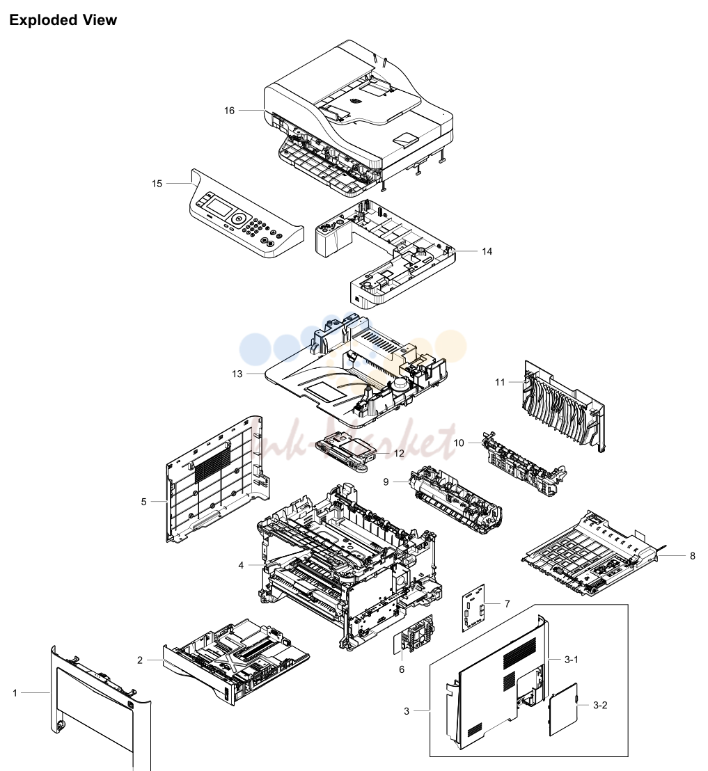 1. Exploded Views and Parts List