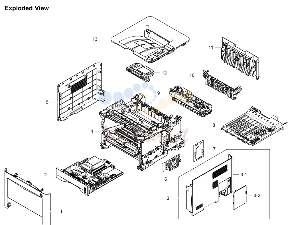 1. Exploded Views and Parts List