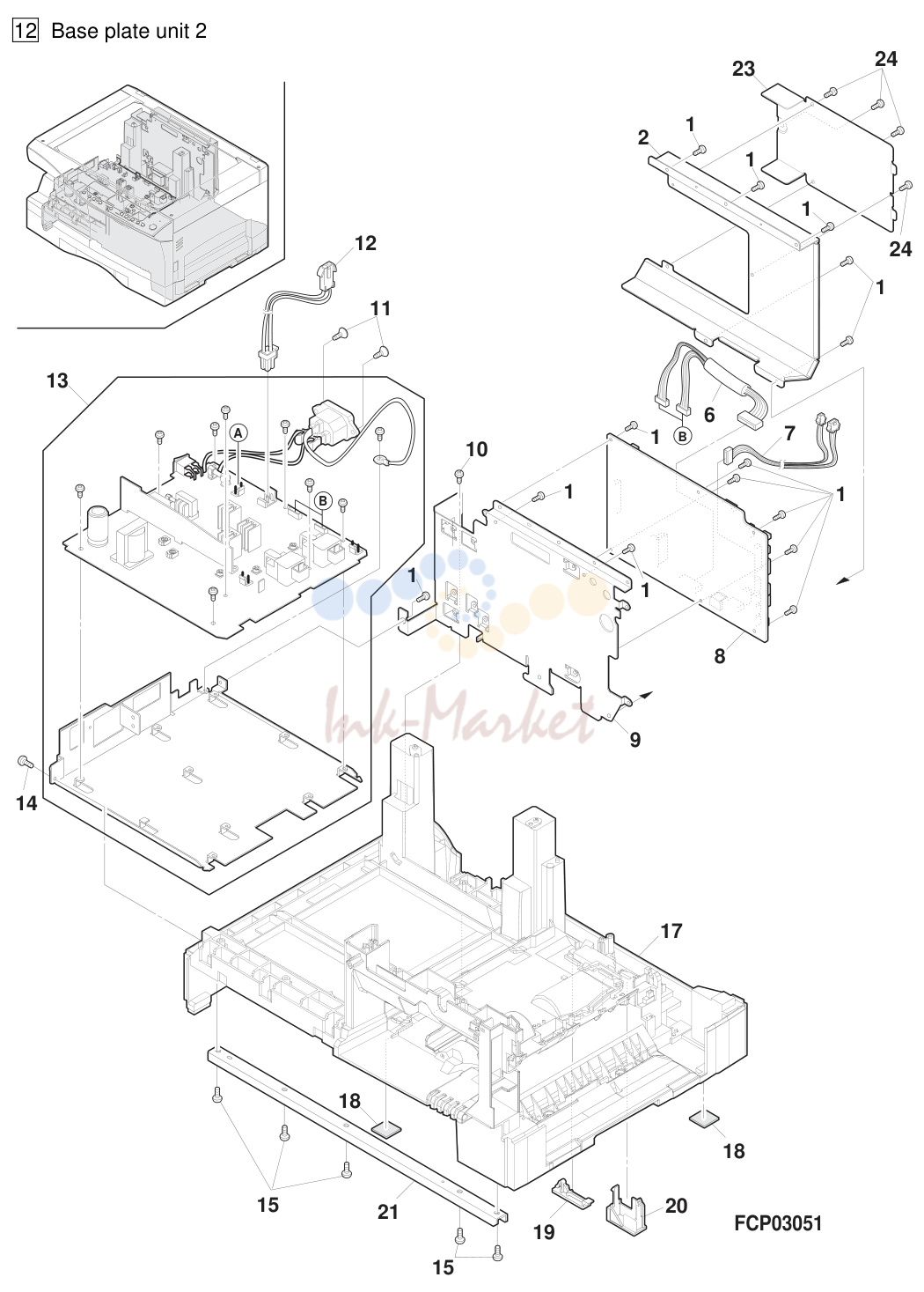 6. 12 Base plate unit 2