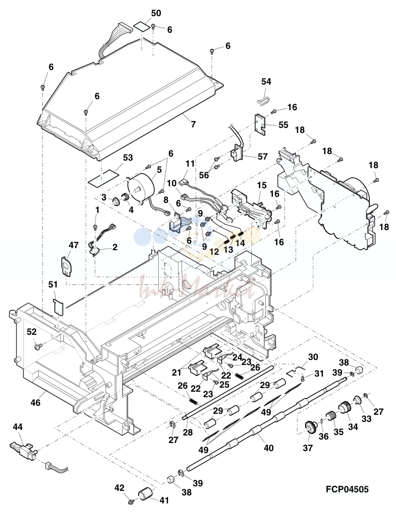 4. 6 中間フレームユニット(Middle frame unit)