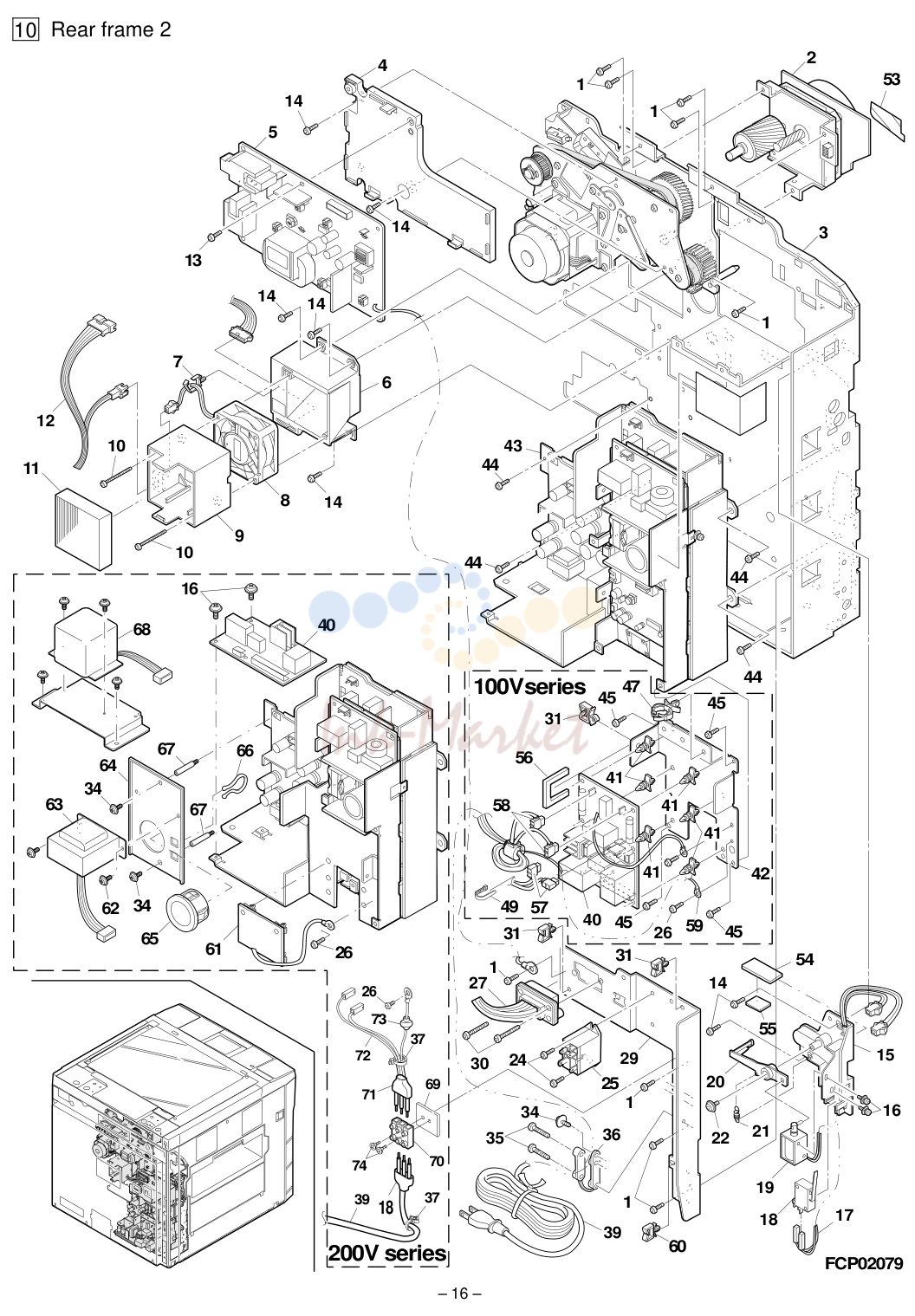 8. 10 Rear frame 2
