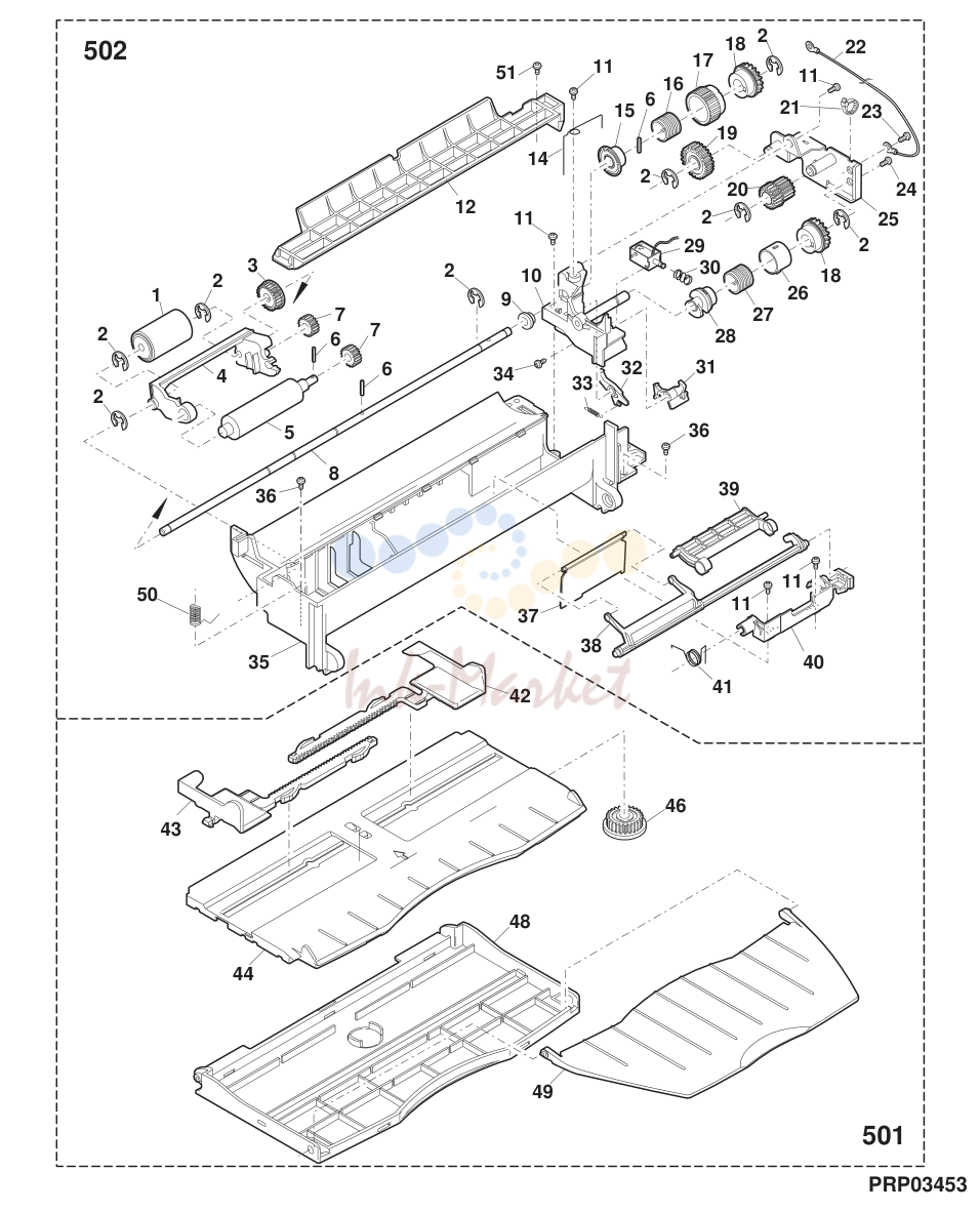 8. I Multi manual paper feed unit