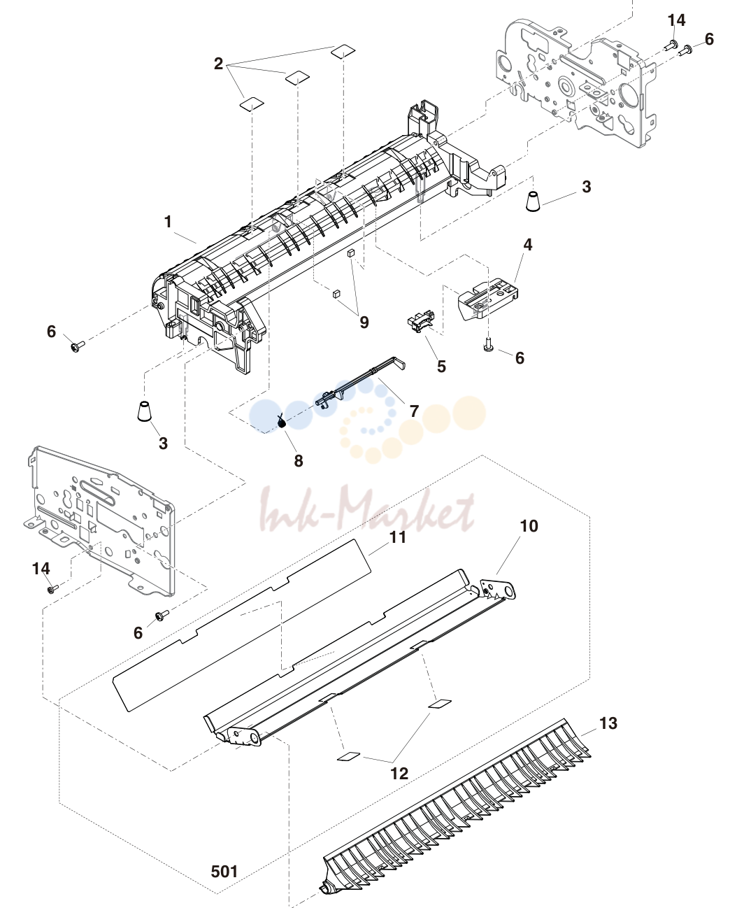 6. RSPF 搬送部(Paper transfer section)[AR-6131N,AR-6120N,AR-RP11]
