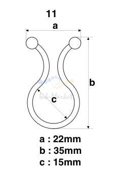 35. ワイヤーサドル・クランプ(Wire saddle, Clamp)