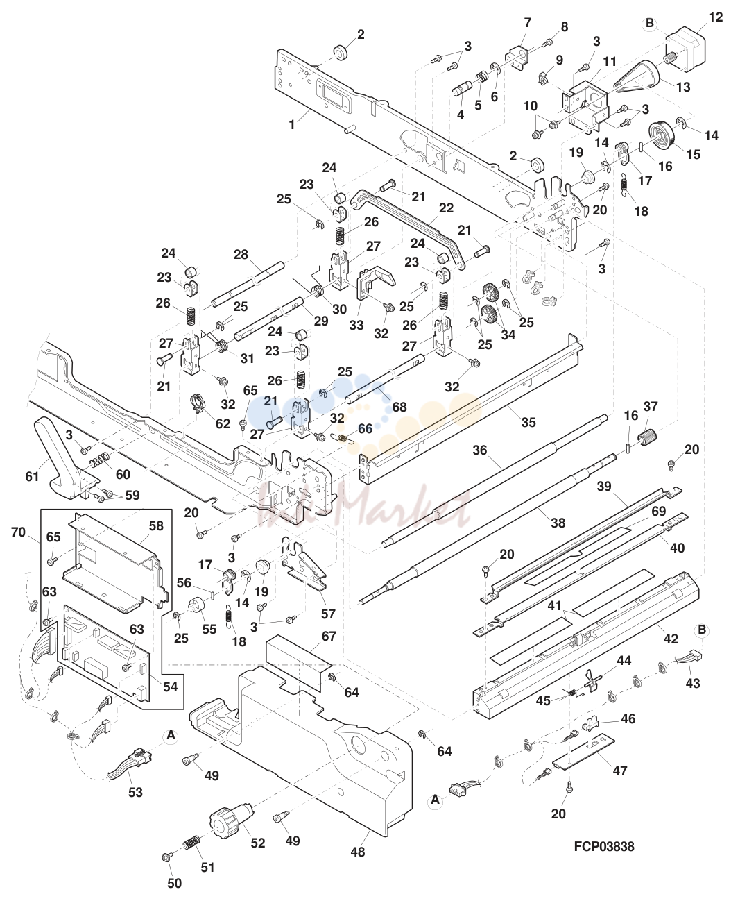 3. 9 Transfer belt out side unit 1