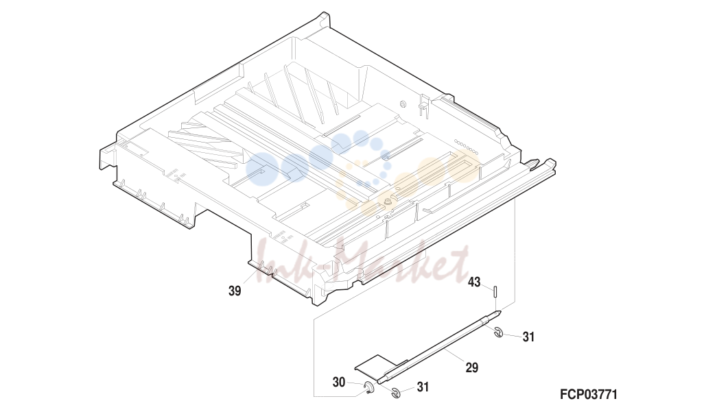 2. 10 Paper tray unit