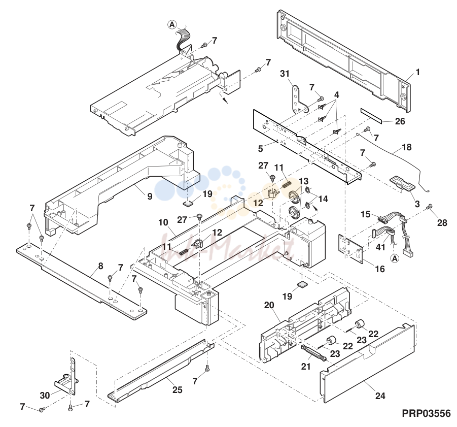 2. 1 1st ﾄﾚｲ外装(1st tray exteriors)[AR-D34]
