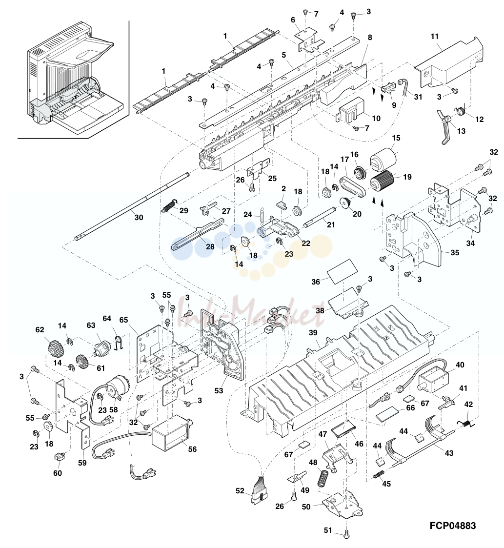3. 3 手差し給紙部(Multi manual paper feed unit)(AR-DU4)